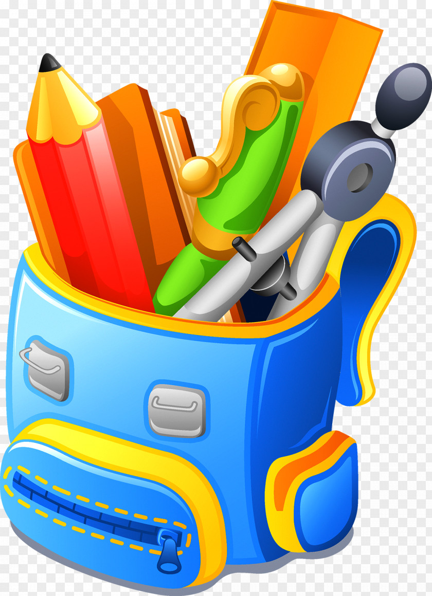 School Bag Student Supplies PNG