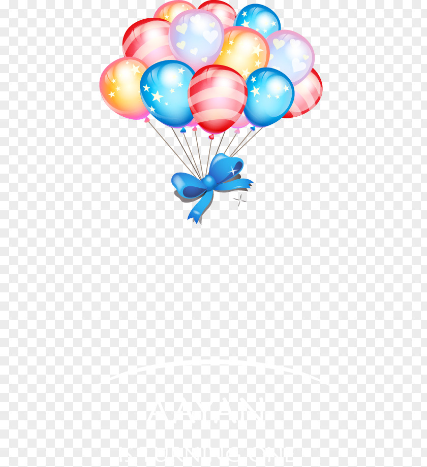 Vector Colorful Balloons Toy Balloon Birthday PNG