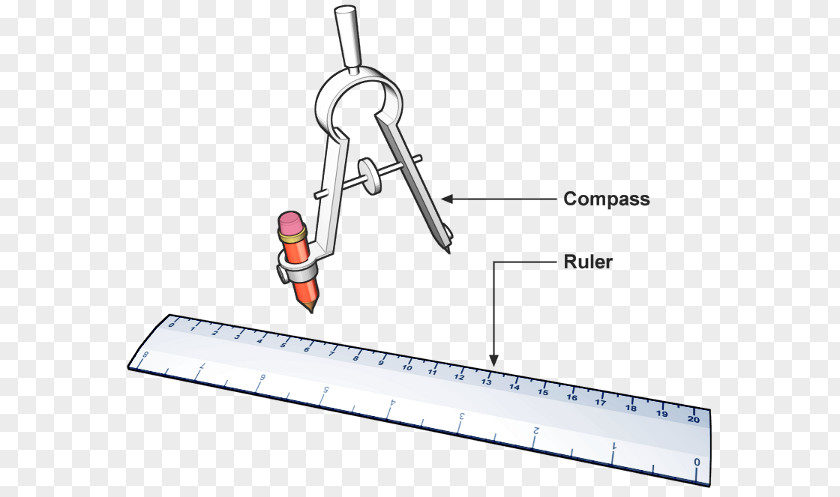 Compass Compass-and-straightedge Construction Geometry Ruler PNG