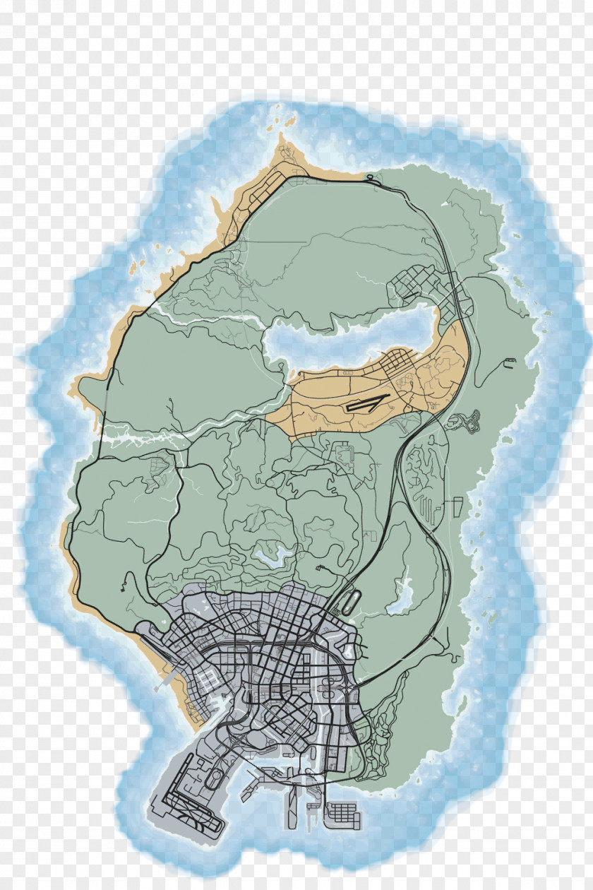 Gta Map Grand Theft Auto V Auto: San Andreas IV Online Multiplayer PNG