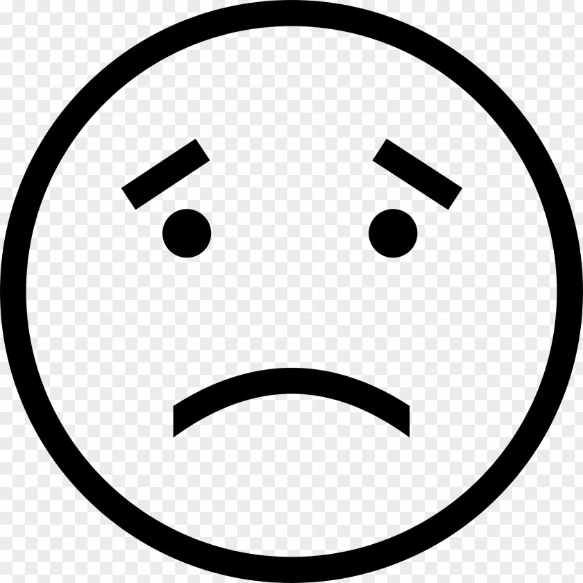 Sad Sadness Smiley Frown Emoticon Drawing PNG