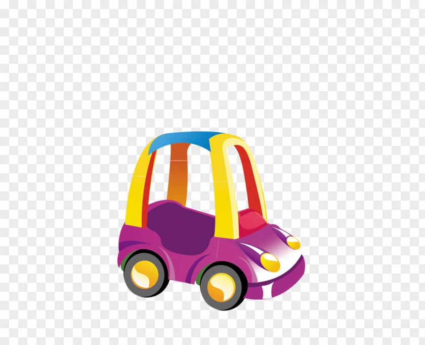 Cartoon Car Toy Trompo Game Clip Art PNG