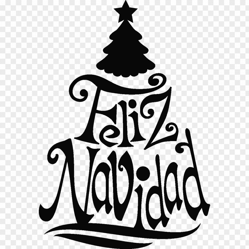 Christmas Tree Spanish Paper PNG