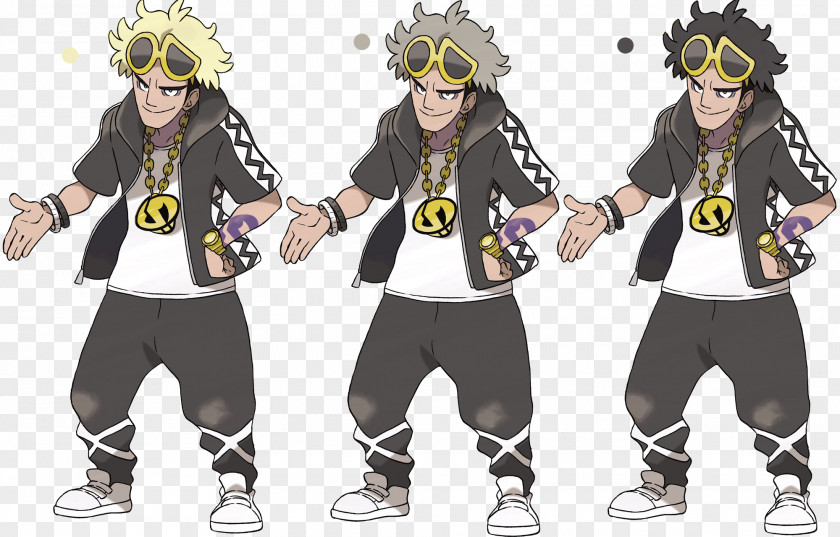 Pokémon Sun And Moon Ultra X Y Human Hair Color PNG