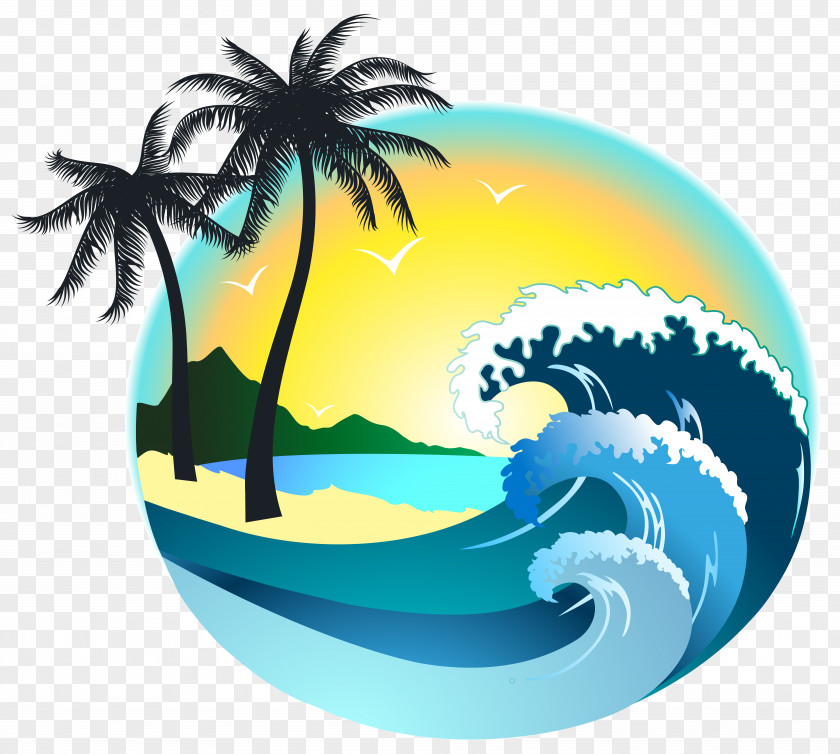 Summer Sea Decor Clipart Image Beach Clip Art PNG