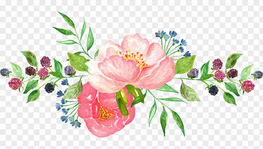 Watercolor Flowers PNG