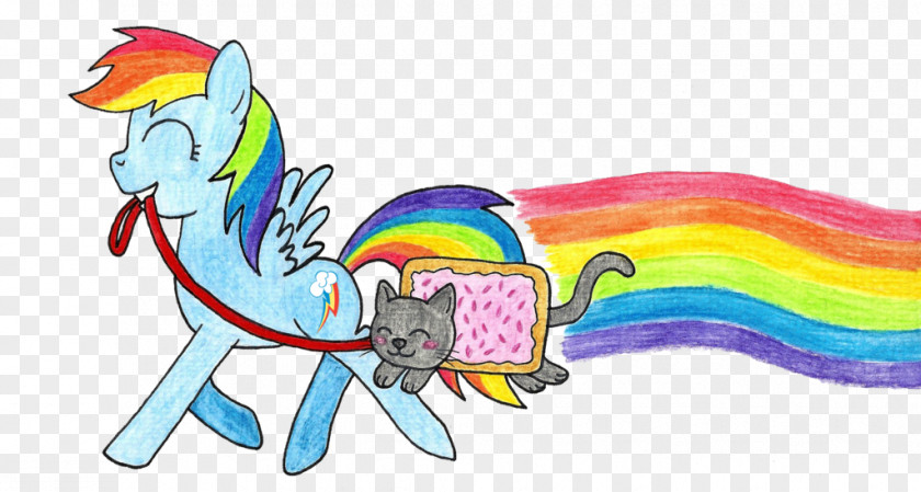Cat Pony Rainbow Dash Nyan Horse PNG