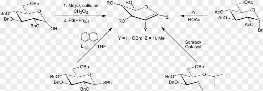 Glycal Chemical Synthesis Glucal Solid-phase Organic PNG