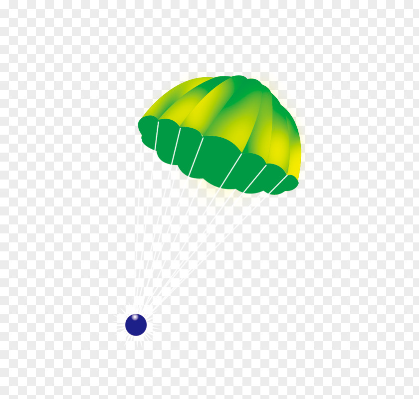 Green Parachute Download PNG