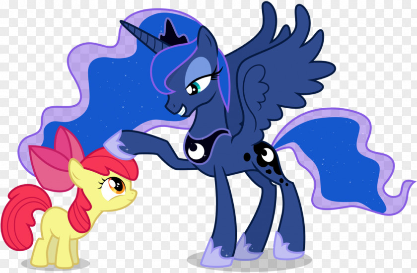 My Little Pony Princess Luna Twilight Sparkle Apple Bloom DeviantArt PNG