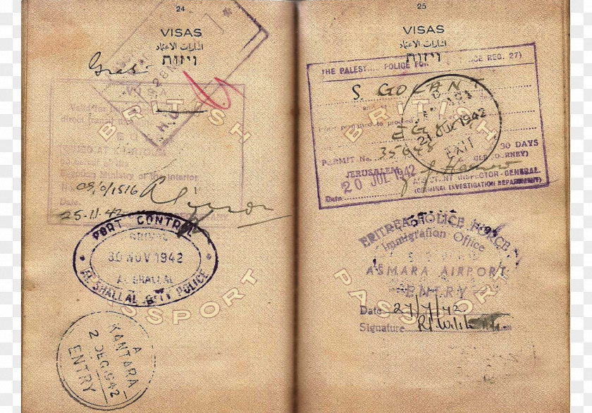Passports Paper Document PNG