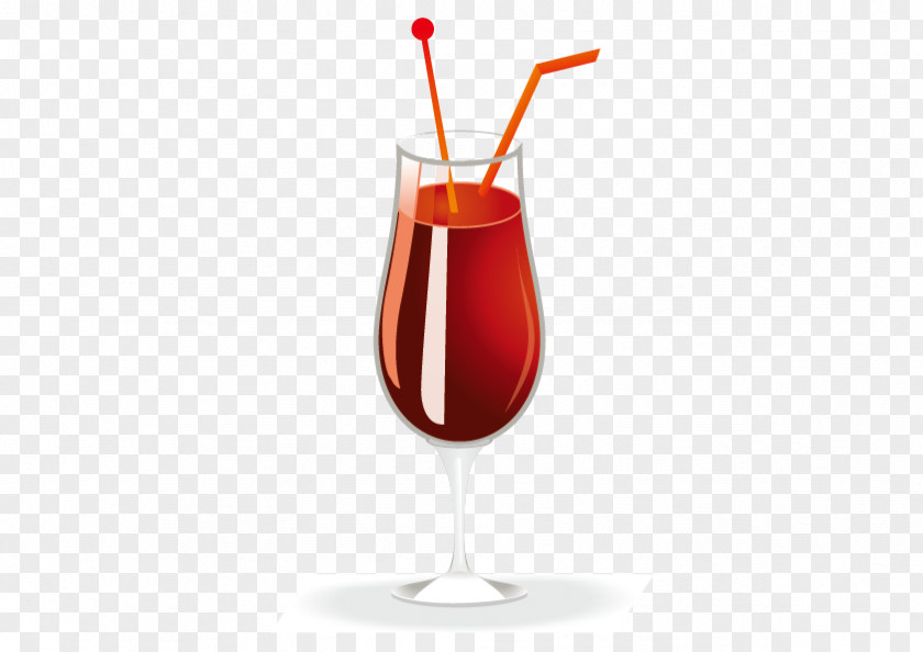 Vector Glass Wine Cocktail Kir Sea Breeze Champagne PNG