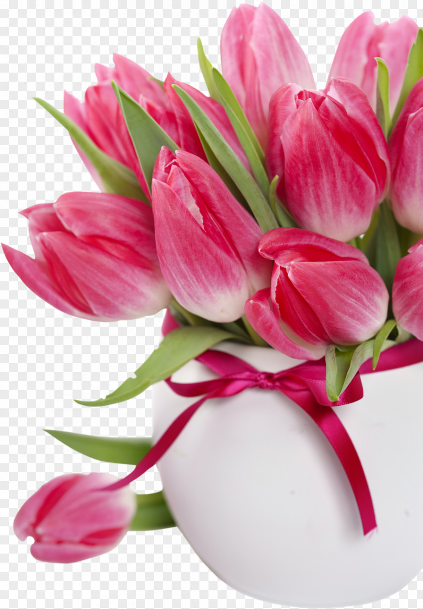 Women's Day Tulip Flower Bouquet Floristry Cut Flowers PNG