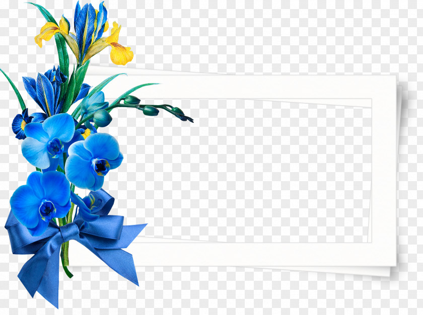 Blue Flowers Flower .de Kiss PNG