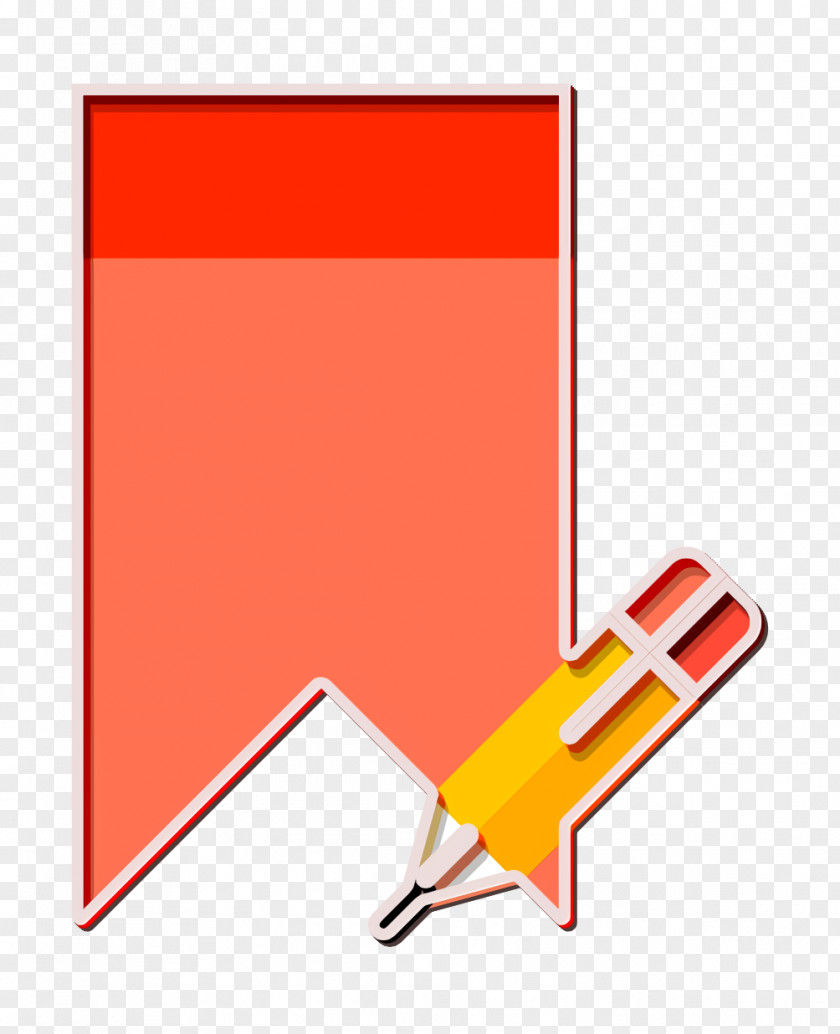 Material Property Red Bookmark Icon Interaction Assets PNG