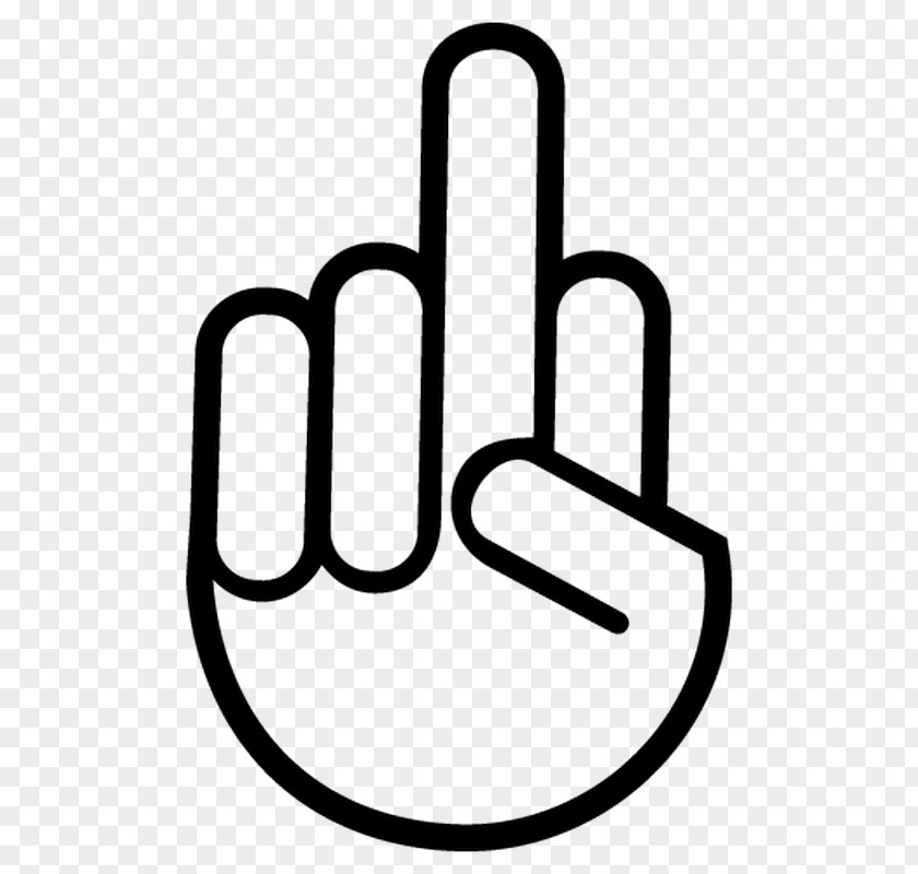 T-shirt Middle Finger Decal Sticker PNG
