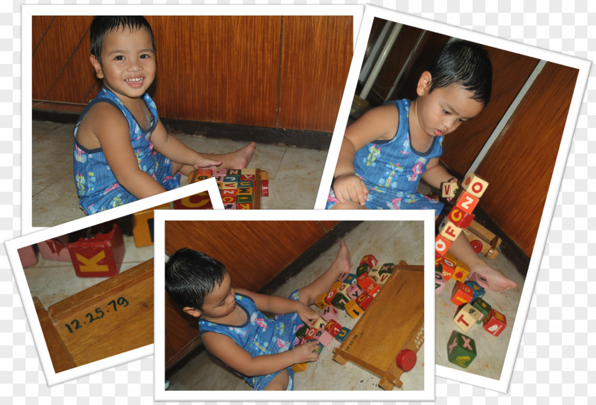 Toy Toddler Collage PNG
