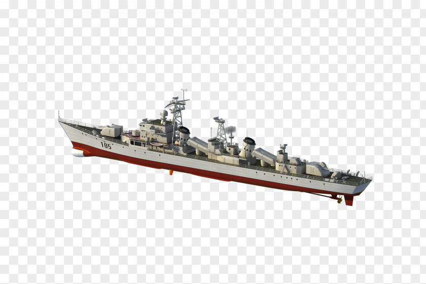 Banish Vector Guided Missile Destroyer Type 051 052D 051C PNG