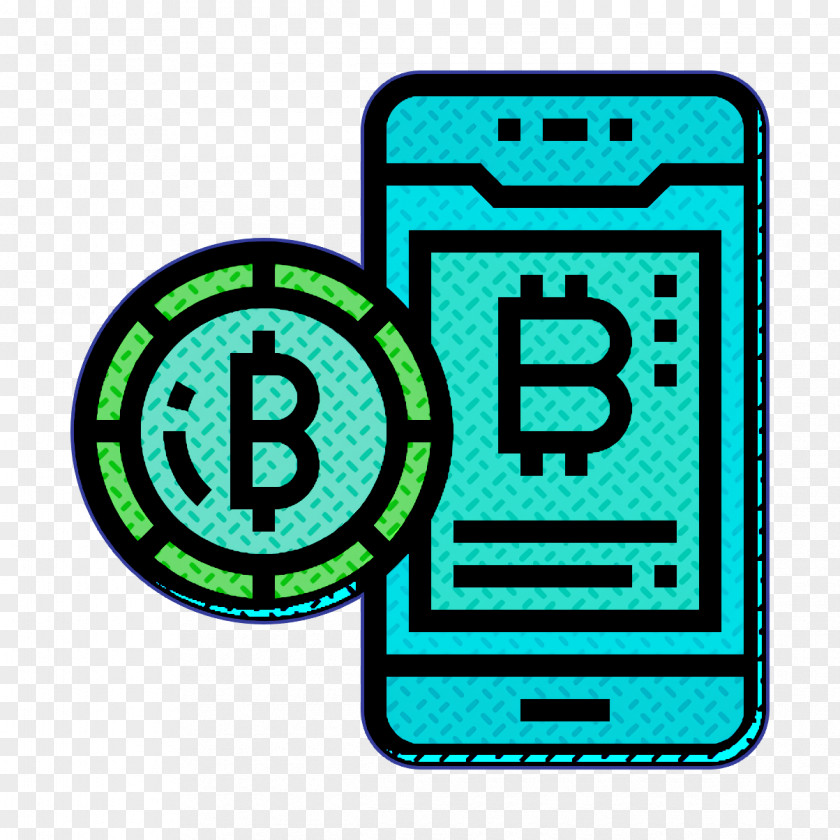 Blockchain Icon Smartphone Bitcoin PNG