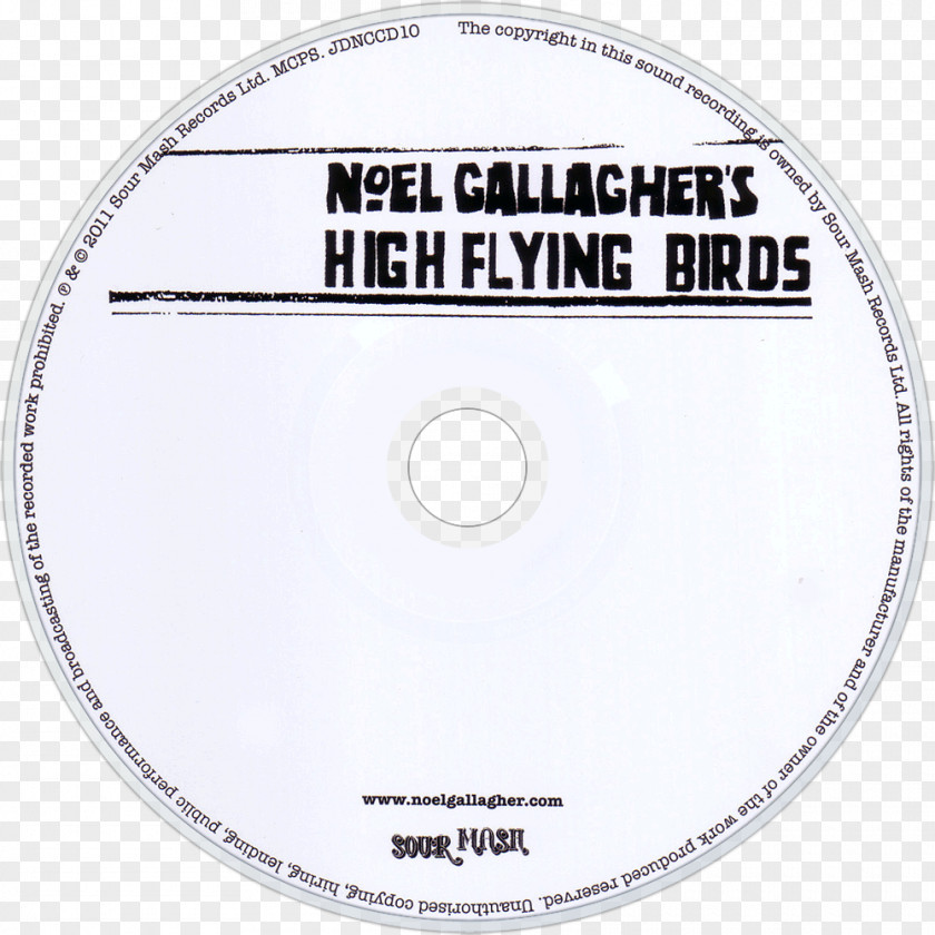 Noel Gallagher's High Flying Birds Compact Disc Mod Club Theatre PNG