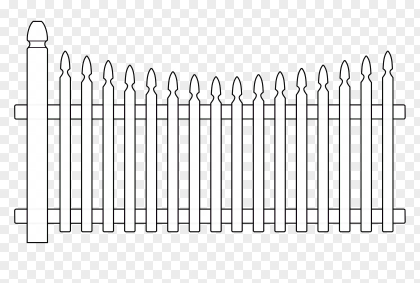 Fence Coloring Book Gate Drawing PNG