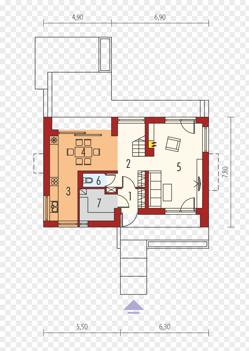 House Living Room Square Meter Floor Plan PNG