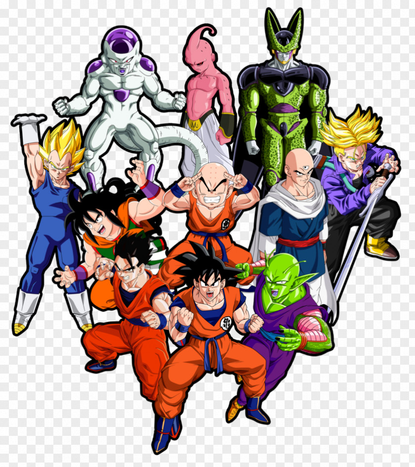 Aang Goku Vegeta Gohan Majin Buu Cell PNG