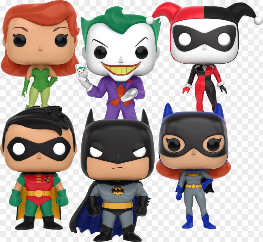 Batman Poison Ivy Harley Quinn Batgirl Funko PNG