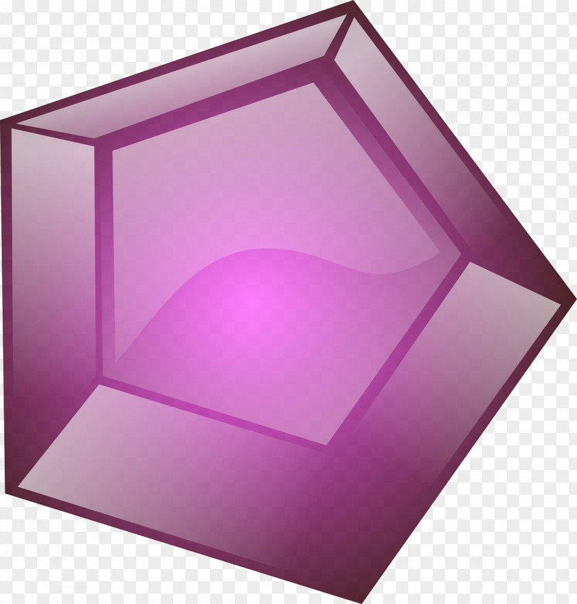 Gemini Gemstone Purple Diamond Clip Art PNG