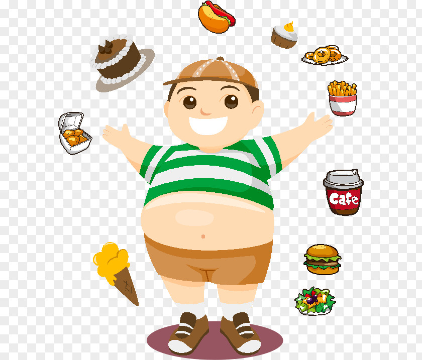 Kids Love To Eat Snacks Childhood Obesity Overweight Disease PNG