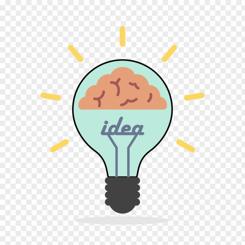 Light Vector Graphics Idea Illustration Invention Incandescent Bulb PNG