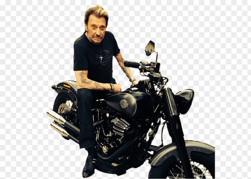 Motorcycle Singer Actor Biker Harley-Davidson PNG Harley-Davidson, Johnny Hallyday clipart PNG