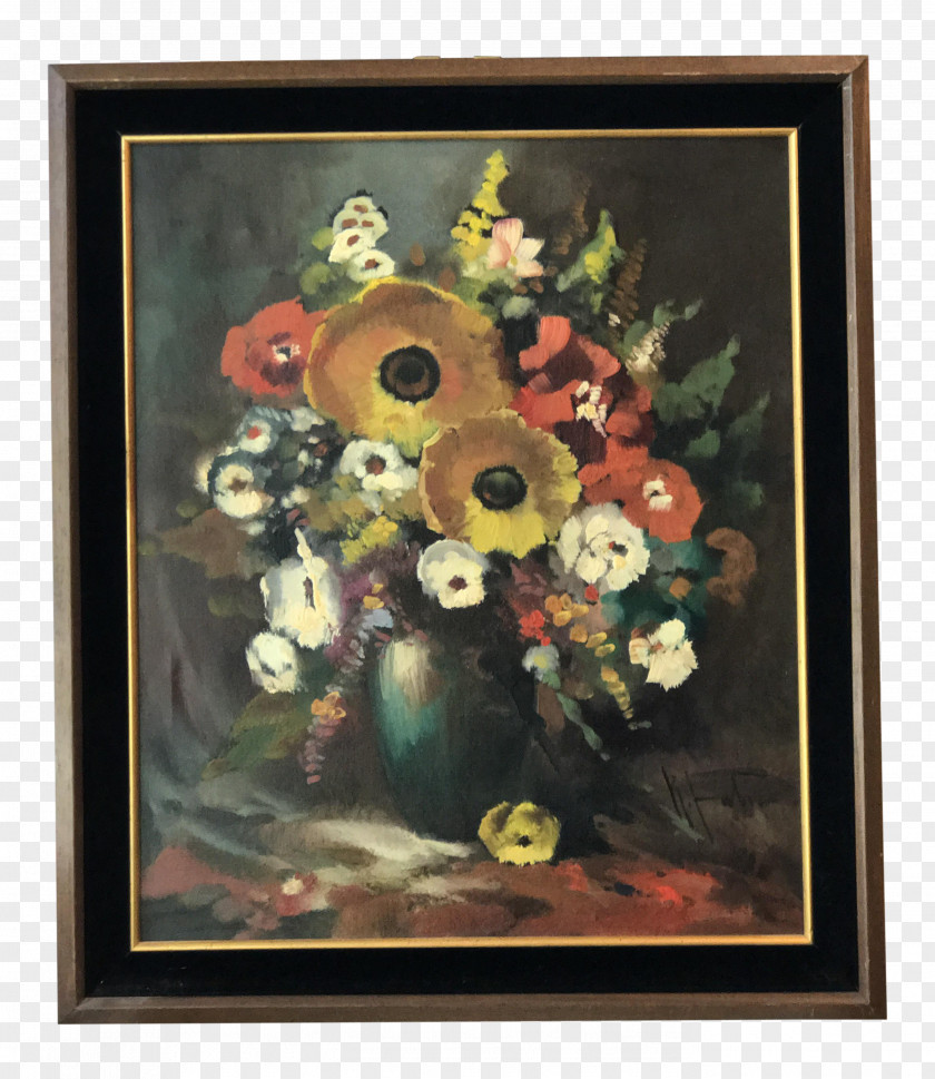 Painting Floral Design Oil Still Life PNG