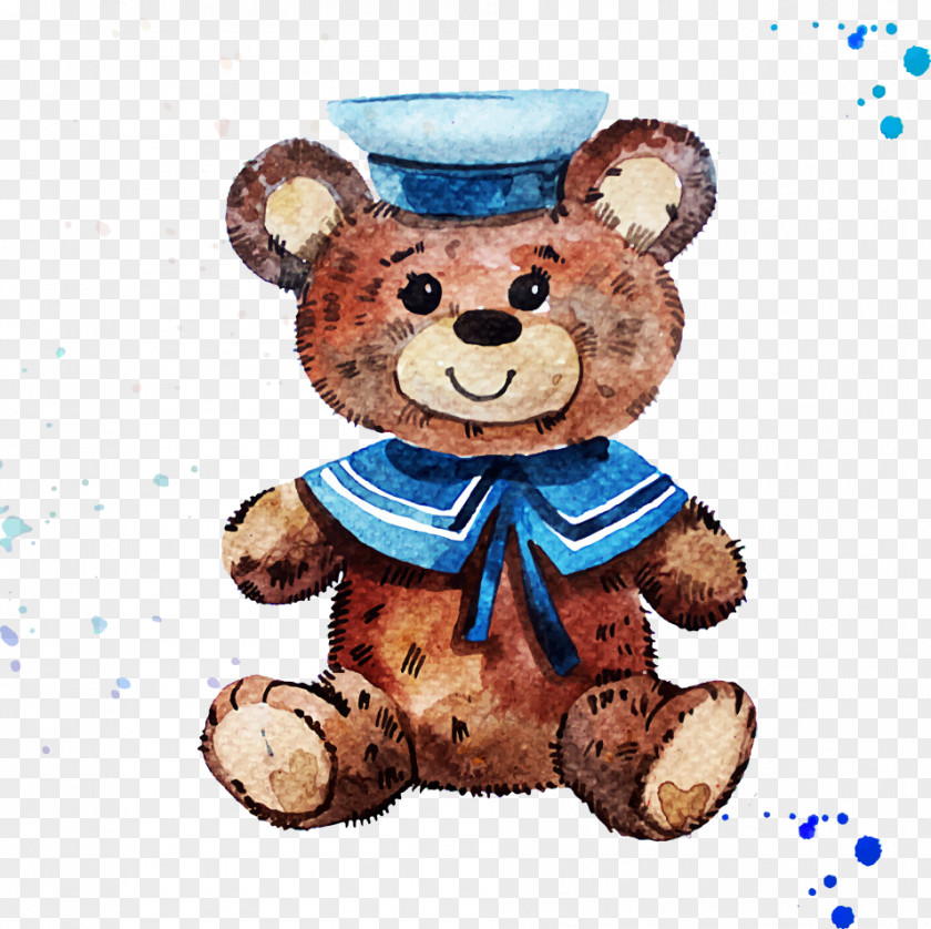 Vector Painted Bear Brazil Baby Shower Sailor Pontofrio Promotion PNG