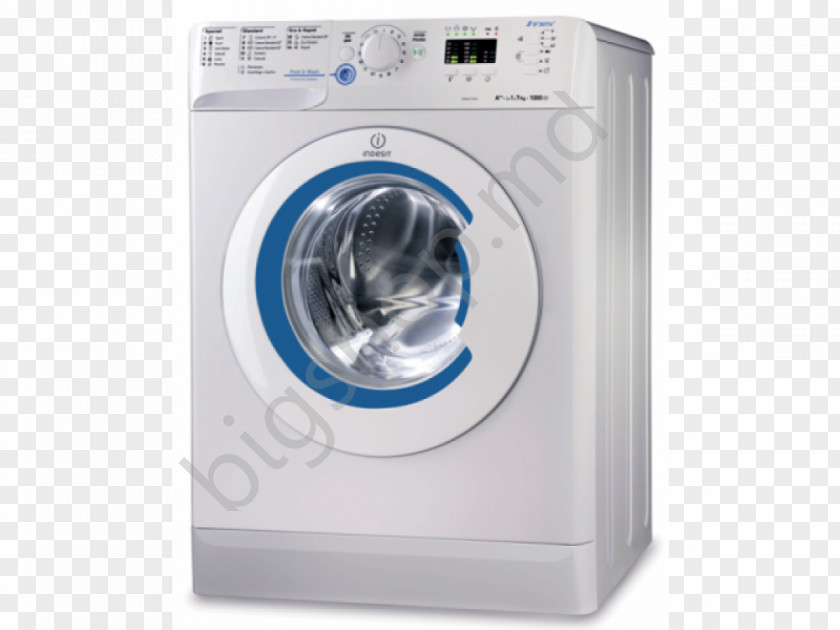 Washing Machines Indesit Co. ITWE 71252 W Home Appliance PNG