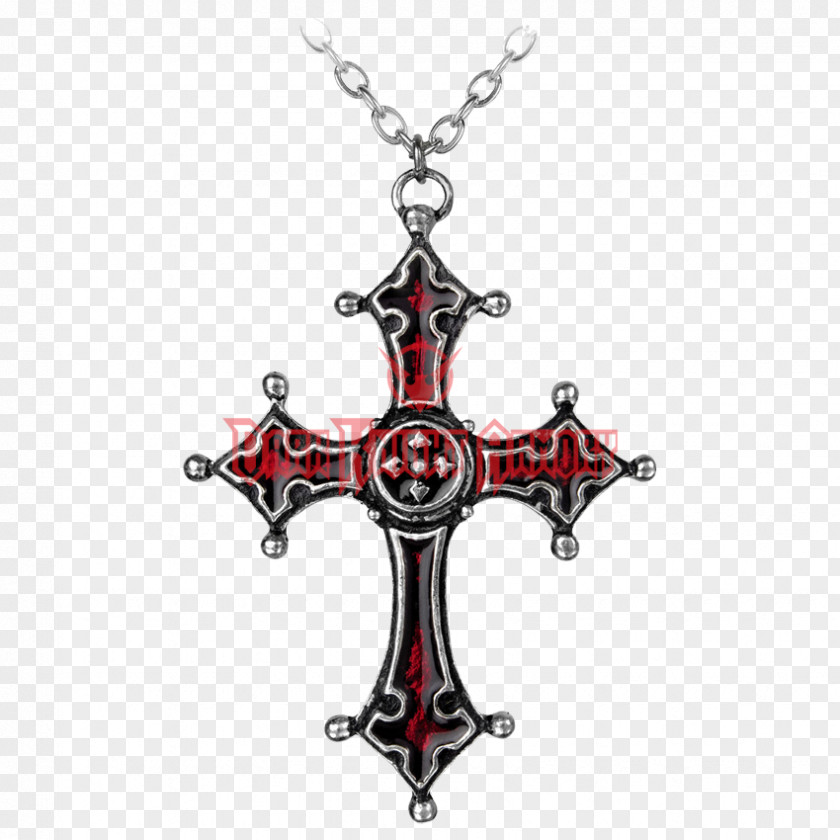Bloody Cross Earring Necklace Charms & Pendants Christian PNG