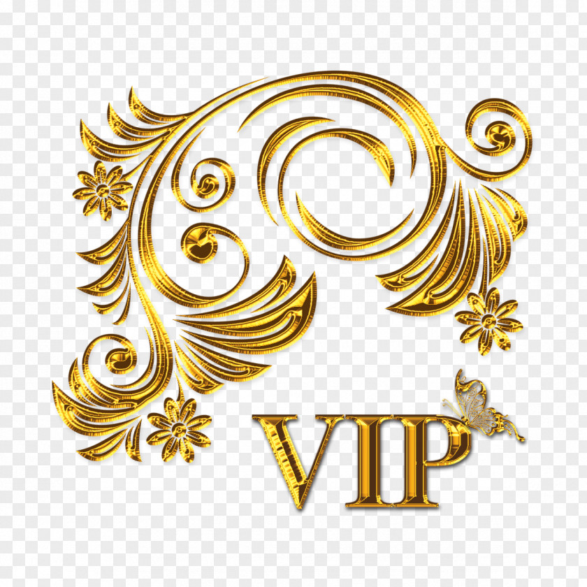 Gold VIP Card Material Download Business Clip Art PNG