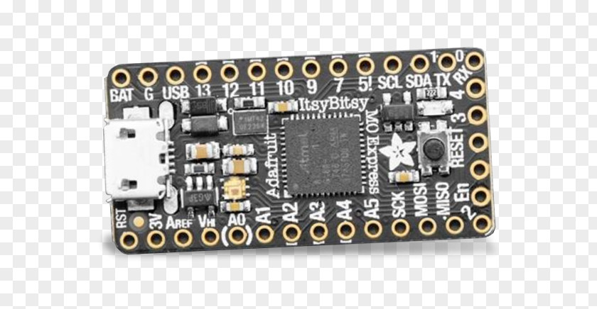 Itsy Bitsy Microcontroller Adafruit Industries CircuitPython Electronics Arduino PNG