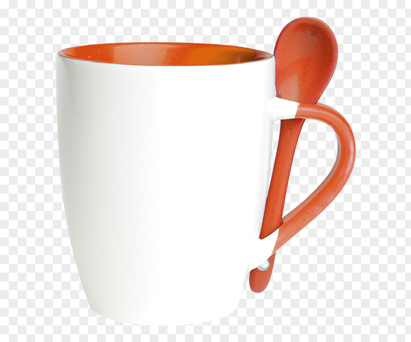 Spoon Mug Coffee Cup Ceramic PNG