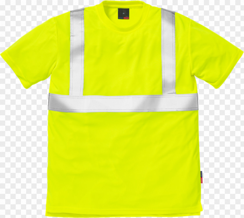 T-shirt Fristad High-visibility Clothing Workwear Sleeve PNG