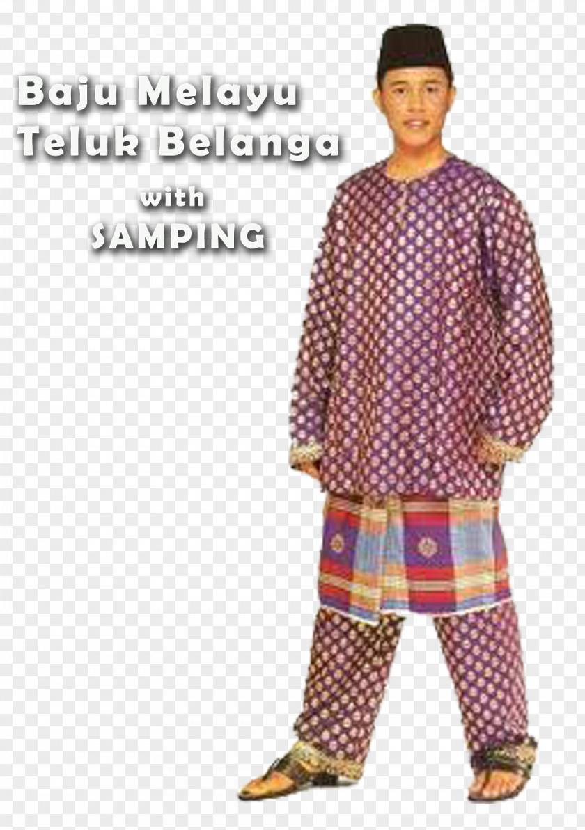 Traditional Costume Johor Baju Melayu Kurung Malays Tradisional PNG