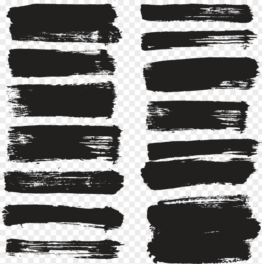 Painting Black And White Ink Brush Paintbrush PNG