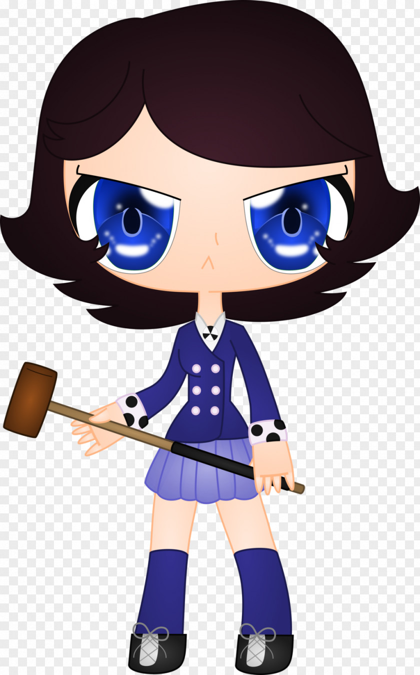 Black Hair Figurine Character PNG hair , heathers dead girl walking clipart PNG