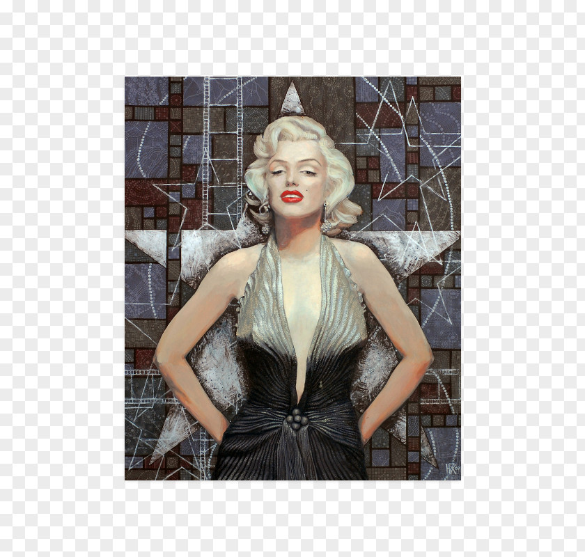 MARYLIN MONROE Portrait Painting Art Timeless: Marilyn Monroe Blonde PNG