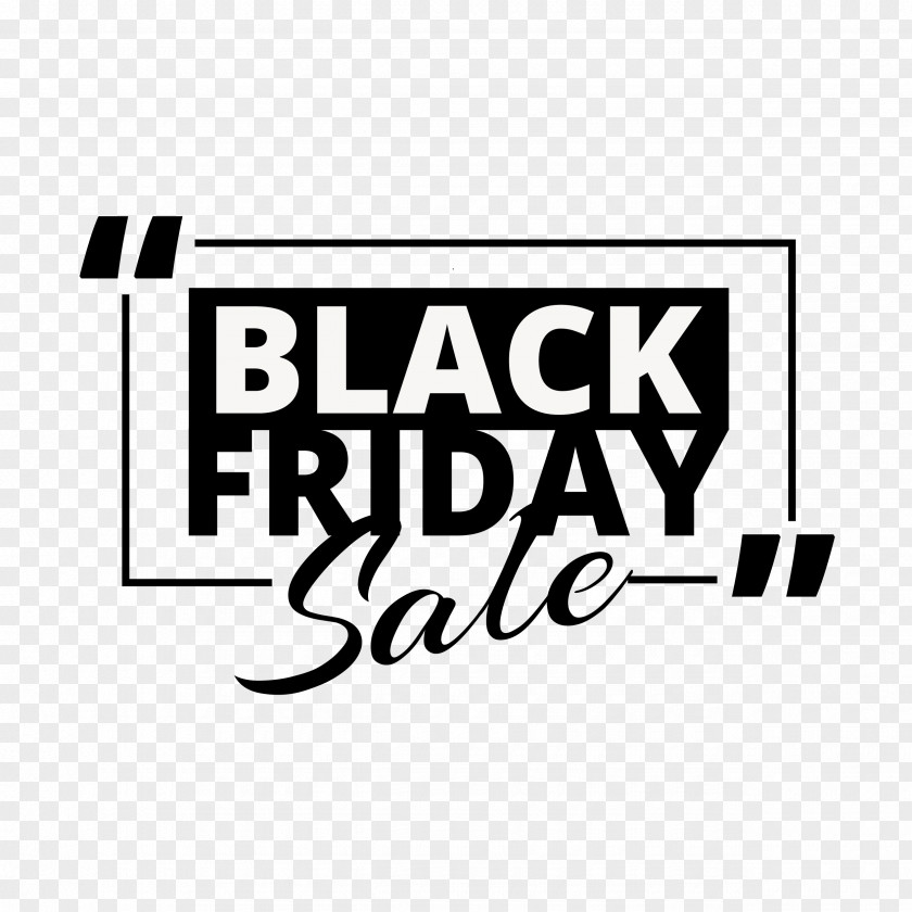 Sale Banner Black Friday Promotional PNG