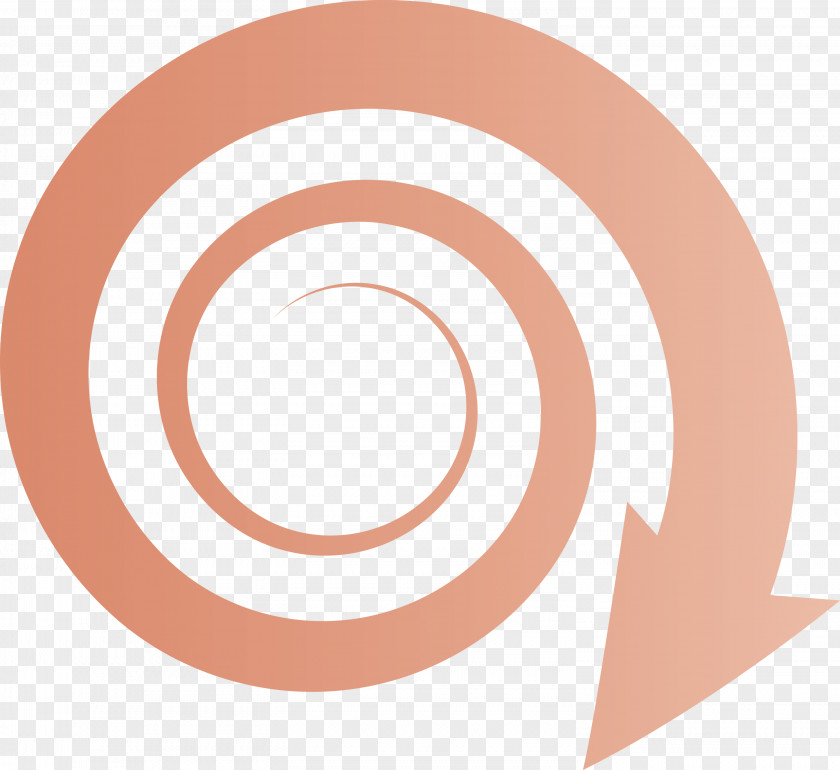 Spiral Arrow PNG