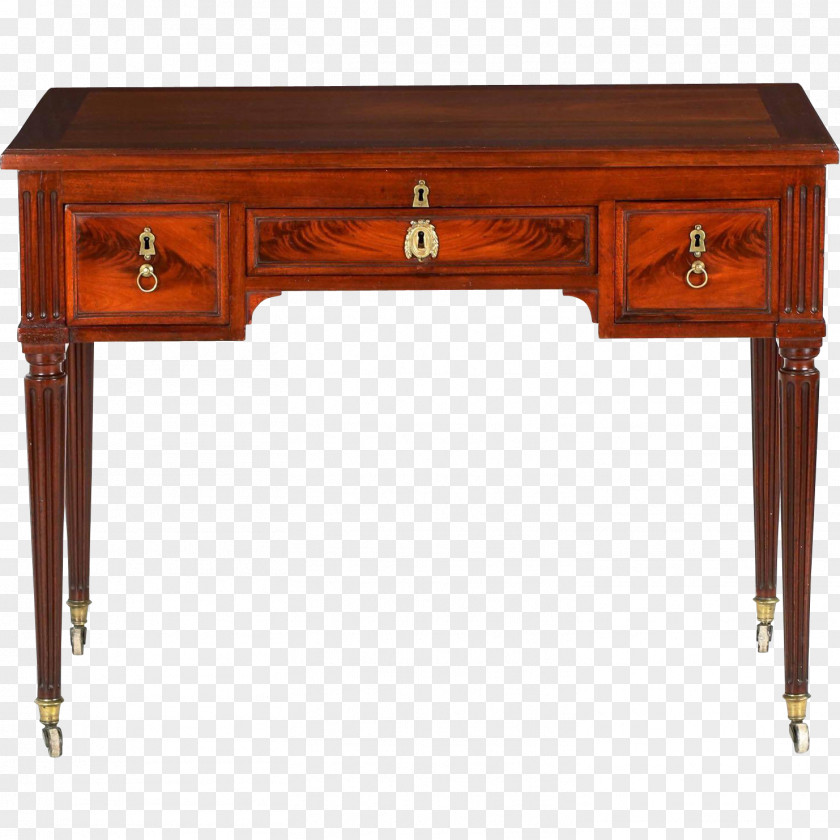 Table Writing Desk Louis XVI Style PNG