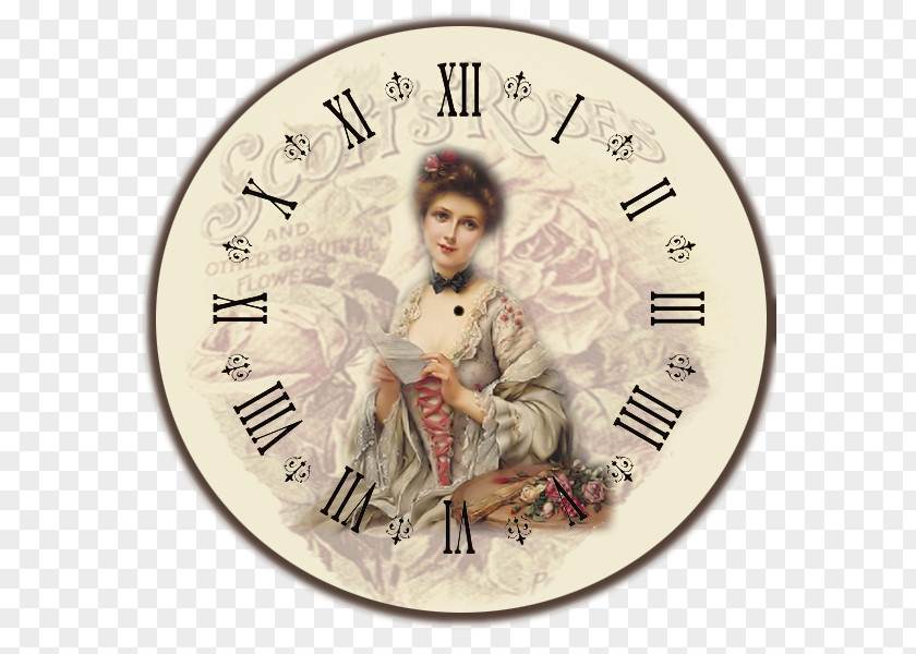 Watch Decoupage Clock Face Napkin LiveInternet PNG