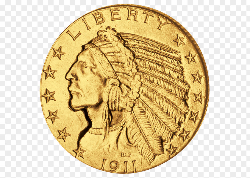 Coin Gold Half Eagle PNG