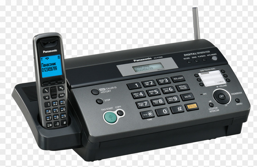 Fax Machine Images Minsk Panasonic Thermal Paper Digital Enhanced Cordless Telecommunications PNG